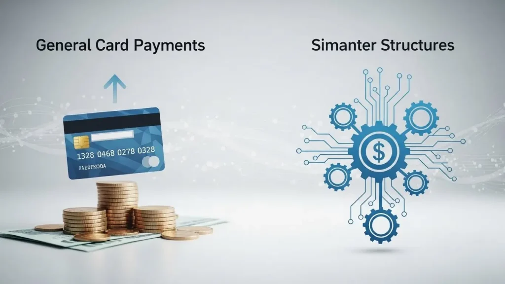 신용 카드 현금화 95와 일반 결제 비교 이미지