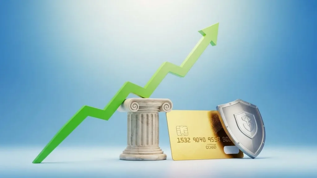 거래 후 신용점수 보호를 위한 사후 관리 및 안전한 상환 계획 그래프