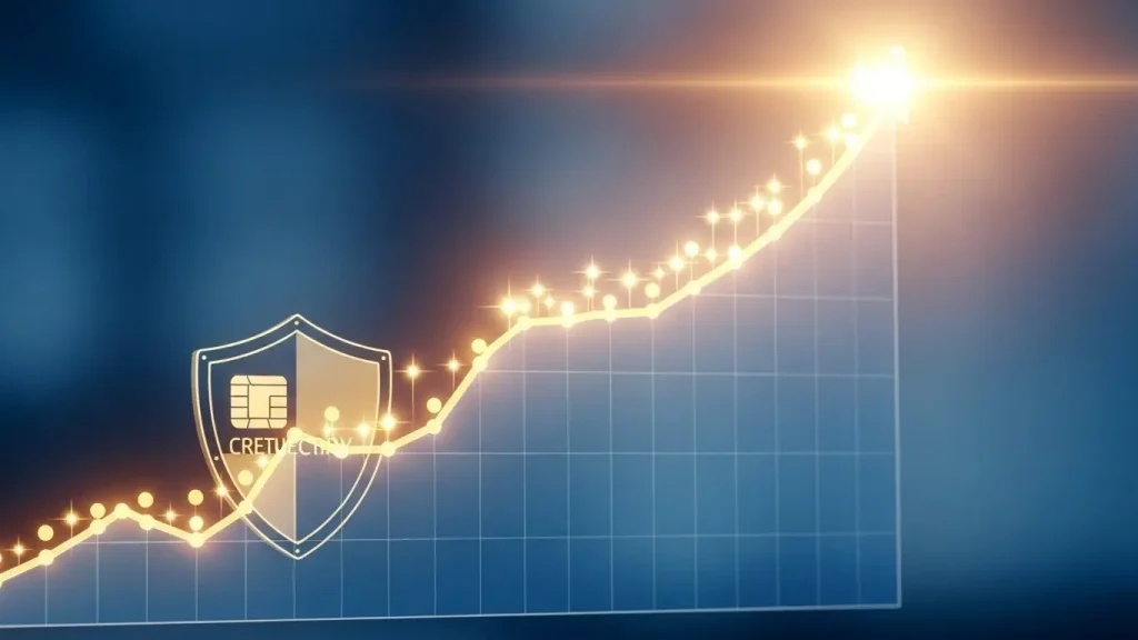 신용점수 방어를 위한 한도 관리 및 안전한 상환 계획 그래프