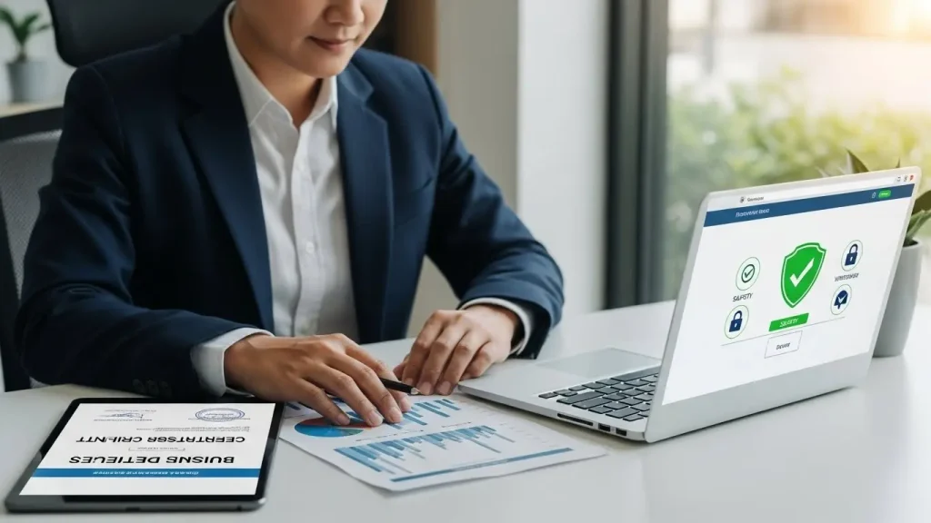 정식 사업자 등록 확인 및 안전 거래 업체 검증 절차